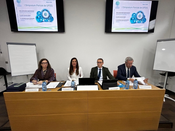 El I Simpósium Pericial de Unión Profesional de Galicia (UPDG)